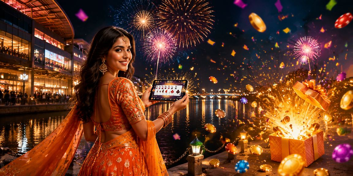 Player playing rummy card game on mobile in Delhi