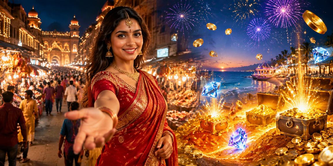 Indian player enjoying live baccarat at online casino